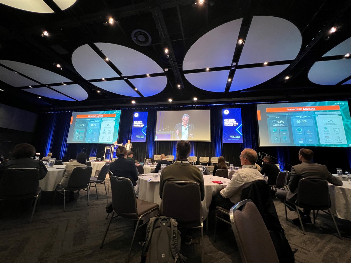 VincentAlgar's tweet photo. @MinResWA #NetZeroMining conference this week was an eye opener ! Great topics and showing a challenging, but clear roadway ahead. @AusVanadium @VSUNEnergy https://t.co/KV0QsLsgh0