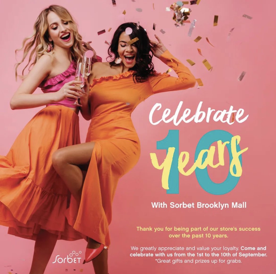 leesokane's tweet photo. Spring has sprung and should say I am most excited to spend the beginning of this season around vibrant atmospheres!!🌸🌱😃
Thank you to @sorbetbrooklyn for bringing colour to our lives.
Happy Birthday month to you!! 
A decade of perfection!! 🌸🌱 
 #sorbet https://t.co/rTfK7FGA2K
