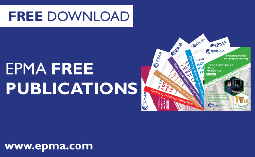 If you are interested on the topic of Powder Metallurgy, download the EPMA Free Publications! 
All you have to do is to visit our website: epma.com/epma-free-publ…