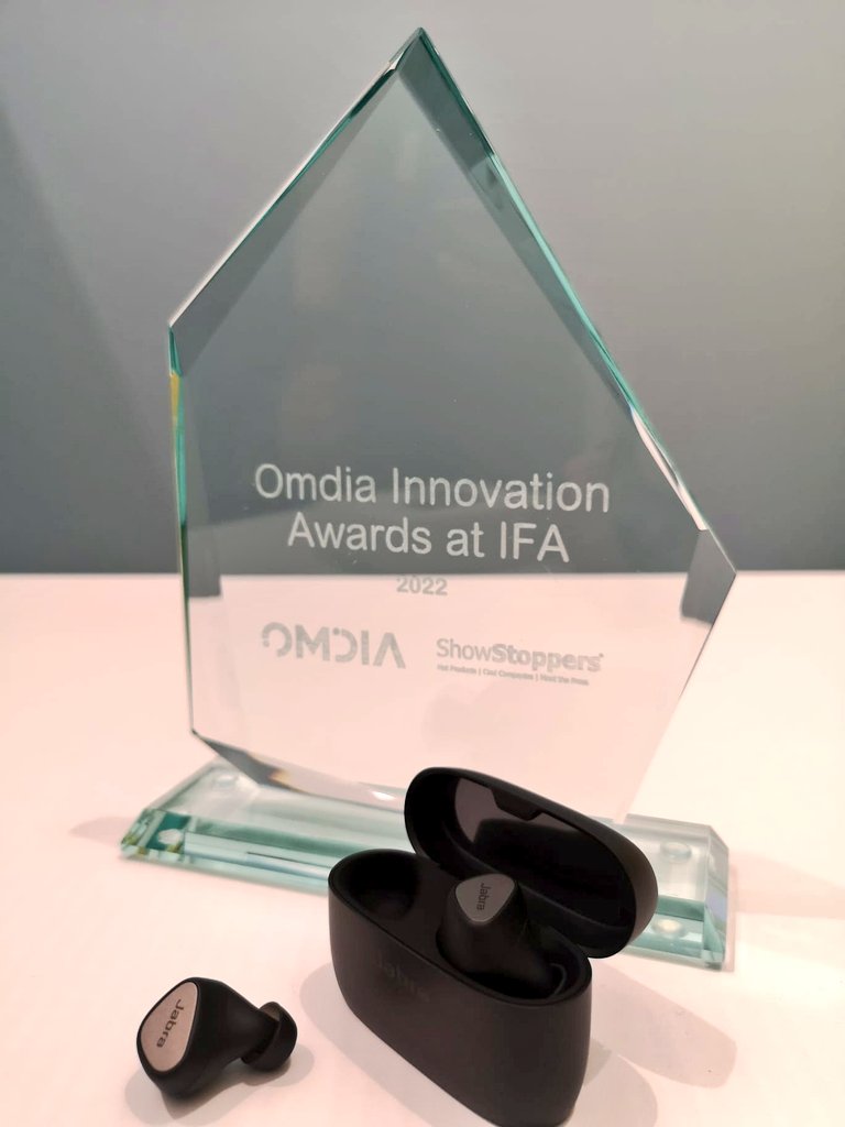 Jabra Deutschland (@jabrade) on Twitter photo Unsere brandneuen Jabra Elite 5 wurden gestern bei den IFA <a href="/showstoppers/">ShowStoppers</a> mit dem Omdia Innovation Award in der Kategorie Mobility ausgezeichnet!
#IFA2022 #JabraElite5 Unsere brandneuen Jabra Elite 5 wurden gestern bei den IFA <a href="/showstoppers/">ShowStoppers</a> mit dem Omdia Innovation Award in der Kategorie Mobility ausgezeichnet!
#IFA2022 #JabraElite5