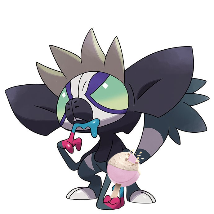 ChupaChups_esp's tweet photo. Soy yo o a Grafaiai se le está deshaciendo el Helado Chupa Chups??? 

#PokemonScarletViolet https://t.co/4hNOXiiKIe