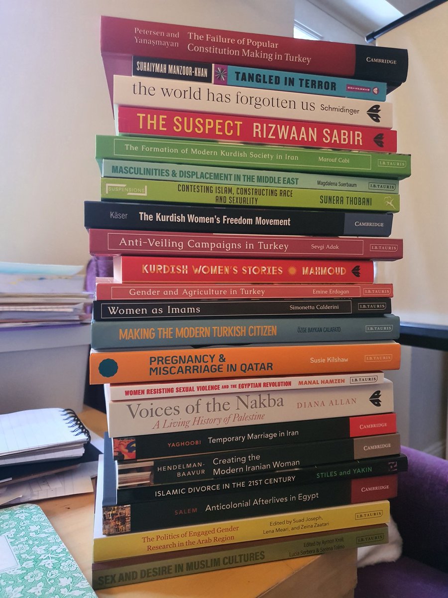 Sertaç Sehlikoglu (@sertacsehlikogl) on Twitter photo Books awaiting reviewers to be assigned for <a href="/jmews/">JMEWS</a> . Reach out to me if you fancy any of these brilliant titles by <a href="/ibtauris/">I.B. Tauris</a> <a href="/CUPAcademic/">Cambridge University Press - Academic</a> <a href="/PlutoPress/">Pluto Press</a> Books awaiting reviewers to be assigned for <a href="/jmews/">JMEWS</a> . Reach out to me if you fancy any of these brilliant titles by <a href="/ibtauris/">I.B. Tauris</a> <a href="/CUPAcademic/">Cambridge University Press - Academic</a> <a href="/PlutoPress/">Pluto Press</a>