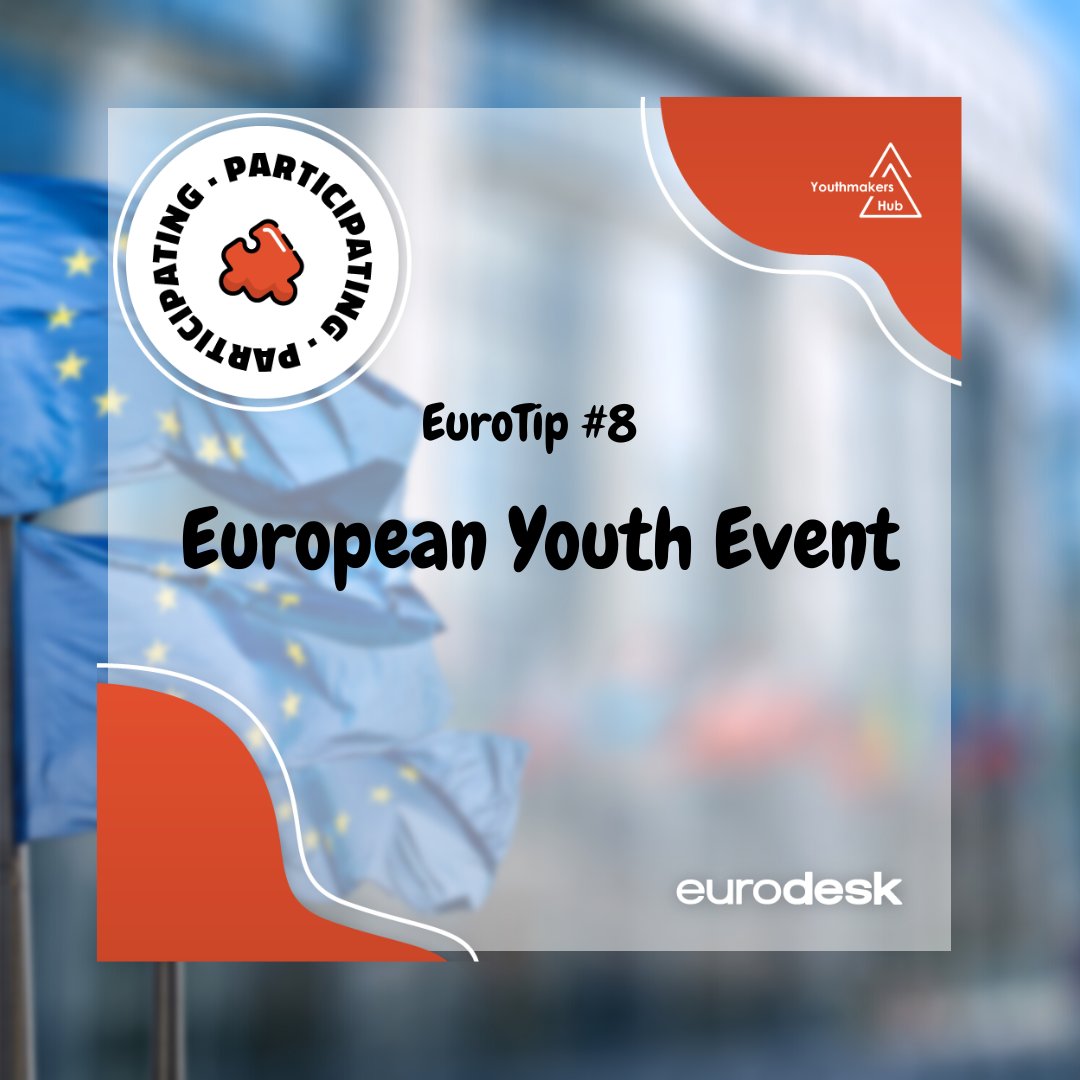 youthmakershub's tweet photo. 🔎 Eurotip #8: European Youth Event
🎯 Συγκεντρώνει στο Ευρωπαϊκό Κοινοβούλιο στο Στρασβούργο χιλιάδες νέους από την Ευρωπαϊκή Ένωση.
💬 https://t.co/3hSLB6TaDX
#eurodesk #Eurotips #YOUthMakeItHappen 🙋 #YouthmakersHub
@EplusYouthGR @EUErasmusPlus @Eurodesk @EuropeanYouthEU https://t.co/5k4flwyurX
