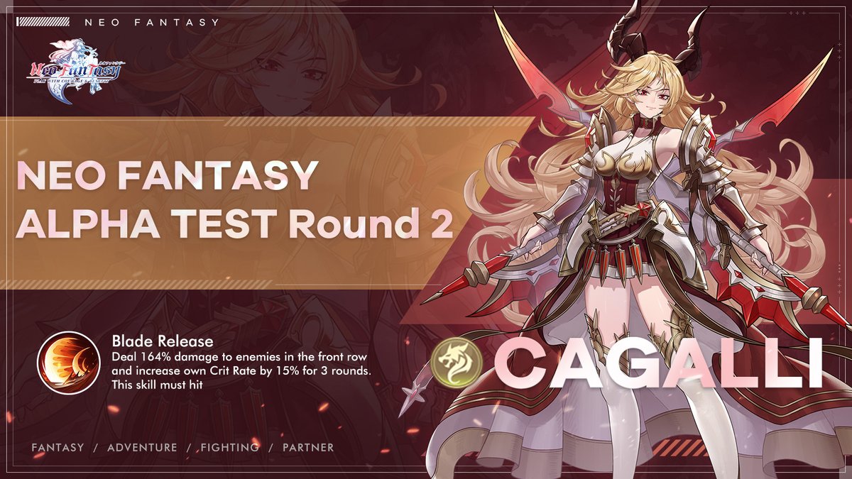 ⚔️NEO FANTASY Alpha Test Round 2 Is Launched Now‼️

💥Experience the new gameplays and economic system, and offer your valuable feedback.
🎁Gift Pack, $FTS, and EGG rewards‼️

🔥Participate here: neofantasy.nextype.finance/gateway/invite…

▶️More details: medium.com/@neofantasy_ga…

#P2E #GameFi #NFT