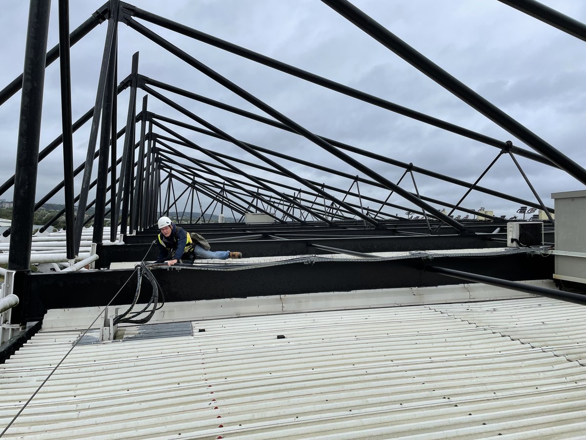 shire_uk's tweet photo. This survey we completed for a new telecoms design involved having new antennas and radios installed on the Derby Football Stadium.

The climbing team completed a high-level survey of the stadium superstructure to carry out a structural analysis report.
#football #stadium #shire https://t.co/npBT6Yilml
