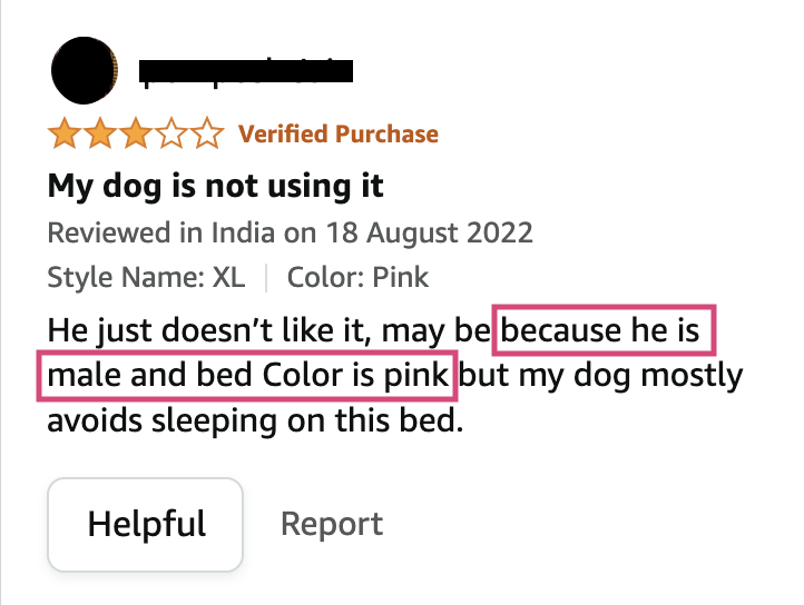 vikynandha's tweet photo. When humans impose their gender stereotypes on dogs 🤣 https://t.co/7vkyz2SAjT