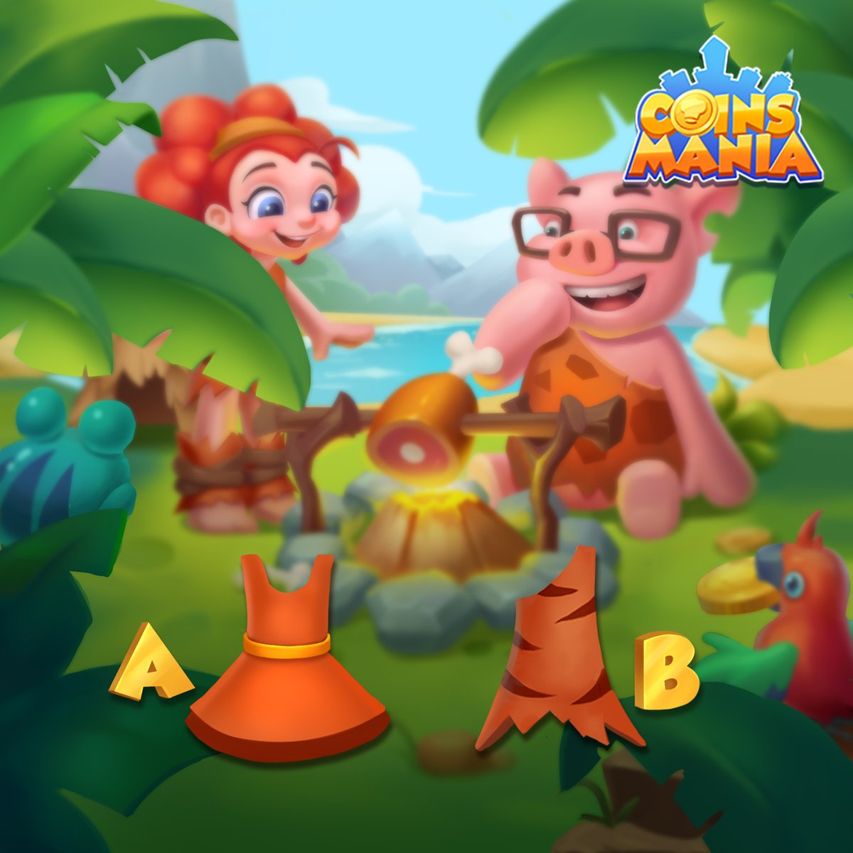 Cooking__Pop's tweet image. #GuesstheDress
Max hold a super cool jungle BBQ!
Come and join the party!
But first, let us guess which dress Max is wearing.
🤗200 𝙎𝙥𝙞𝙣𝙨 𝙘𝙤𝙪𝙡𝙙 𝙗𝙚 𝙔𝙊𝙐𝙍𝙎!🤗
You can be the next lucky #CoinsMania winner!
Download here👇:
play.google.com/store/apps/det…