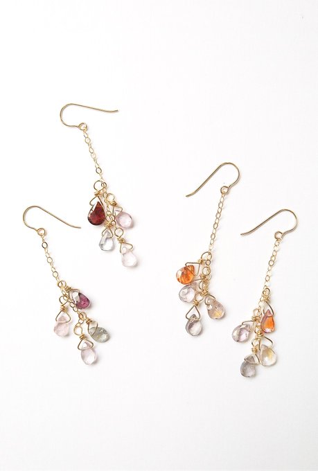 #私の仕事はハンドメイド作家です サージカルステンレスで天然石のアクセサリーを作っています!あと絵もたまに描きます。 
