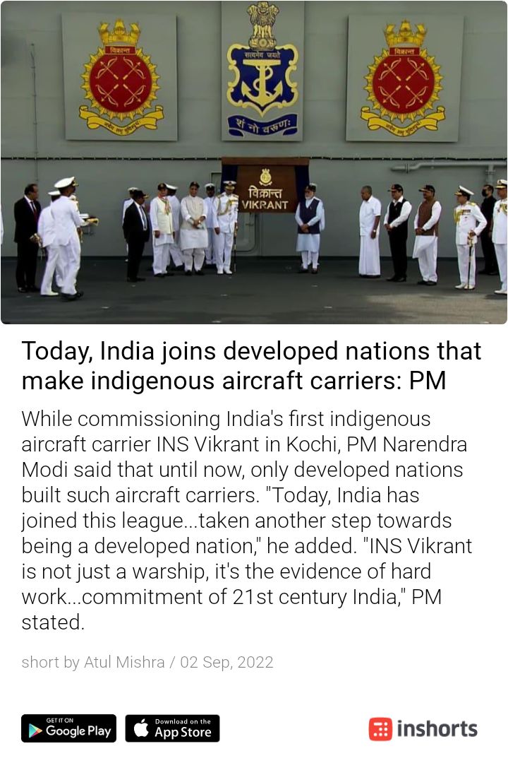 Kataruka2's tweet photo. Proud

#INSVikrant #IndianNavy https://t.co/PdH8ykuEsE