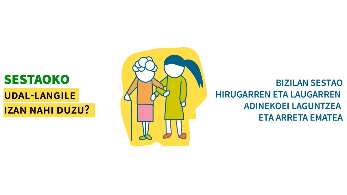 BehargintzaS's tweet photo. 📢Sestaoko udal-langile izan nahi duzu? Bizilan Sestao 
Hirugarren eta laugarren adinekoei laguntzea eta arreta ematea
📆Eskaera egiteko epea: 2022ko irailaren 2tik 8ra 
📝 Izen emateak: https://t.co/hXAYER02ix
Informazio gehiagorako klikatu hemen 👇
https://t.co/ErLh0CA6mP https://t.co/nahfNzUnuM