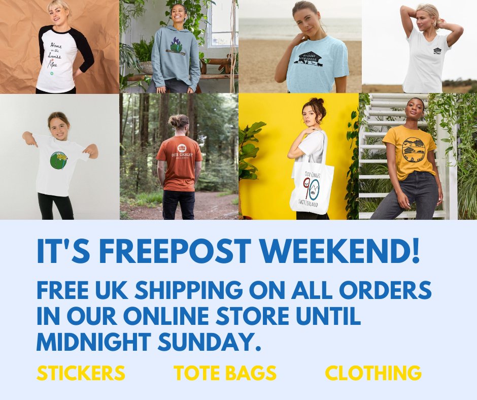 OurChalet's tweet photo. Have you checked out our new online store yet? If not, now is a great time, there's free shipping on all UK orders from 2-4th Sept! Paid shipping available worldwide. Browse stickers, totes, &amp; clothing here: https://t.co/eXDNZlH9D5 https://t.co/fw1eSvwcD0