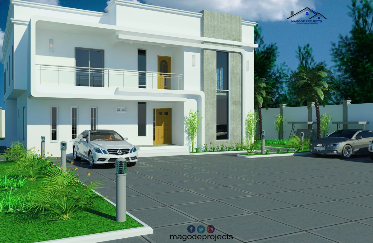 MagodeProjects's tweet photo. The duplex is loaded with features that screams luxury &amp; prides itself on its family &amp; friendly environment.
#luxury #3D #2D #residences #architecture #exteriordesign #standard #detailing #landscaping #art #construction #abujarealestate  #abujaproperties #abujaconnect https://t.co/PR5t5kuMbR
