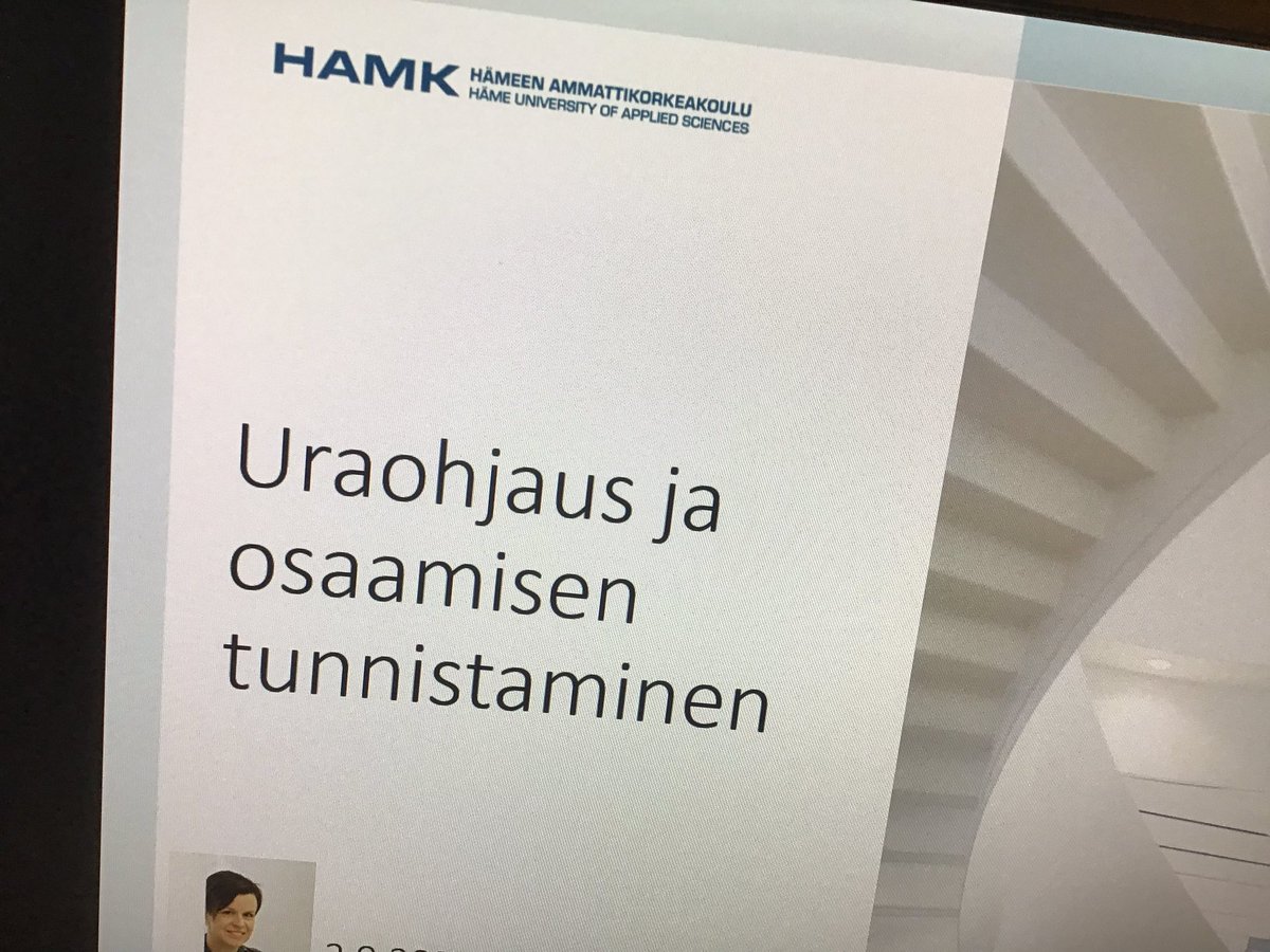 pukkilapaivi's tweet photo. Aamupäivän keskusteleva webinaari osaamisen tunnistamisesta uraohjauksessa. Keskiössä ohjauskeskustelu ja sitä tukevat ohjauksen työtavat ja menetelmät. Samalla läpileikkaus ohjauksen teorioihin. #uraohjaus @HAMK_AOKK https://t.co/jGmyy3hSi2
