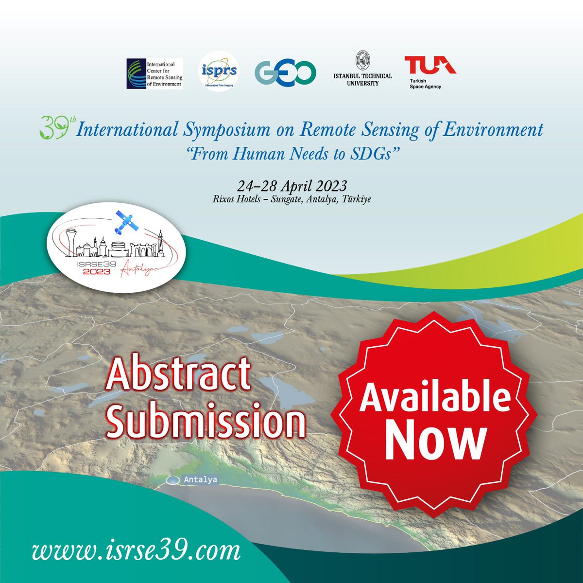 Abstract submission available now isrse39.com