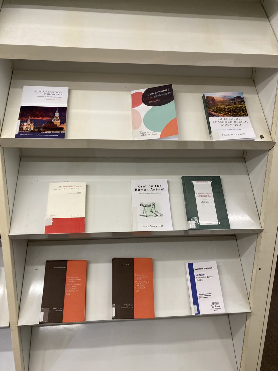 jabgreig's tweet image. As I&apos;m now back from break in Leuven, we can resume our weekly #leuvenPhilosophy #newLibraryBooks series (should have done the hashtag thing a while ago), and the new selections don&apos;t seem to disappoint!