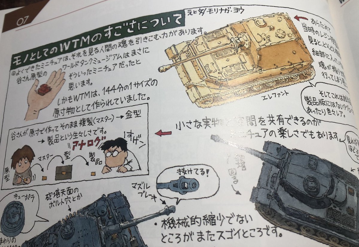 折り込み「戦車とは?」や「モノとしてのWTMのすごさについて」と描き下ろしもがんばりました。ちゃんと言葉にできるのに20年かかったとも言えます。お手に取ってぜひご覧下さい。 