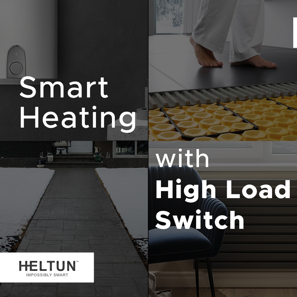 If you want to automate your heating, HELTUN’s High Load Switch is an excellent choice. It may be mounted inside a junction box behind a standard "dumb" switch/socket or on a DIN rail.
heltun.com/post/smart-hea…