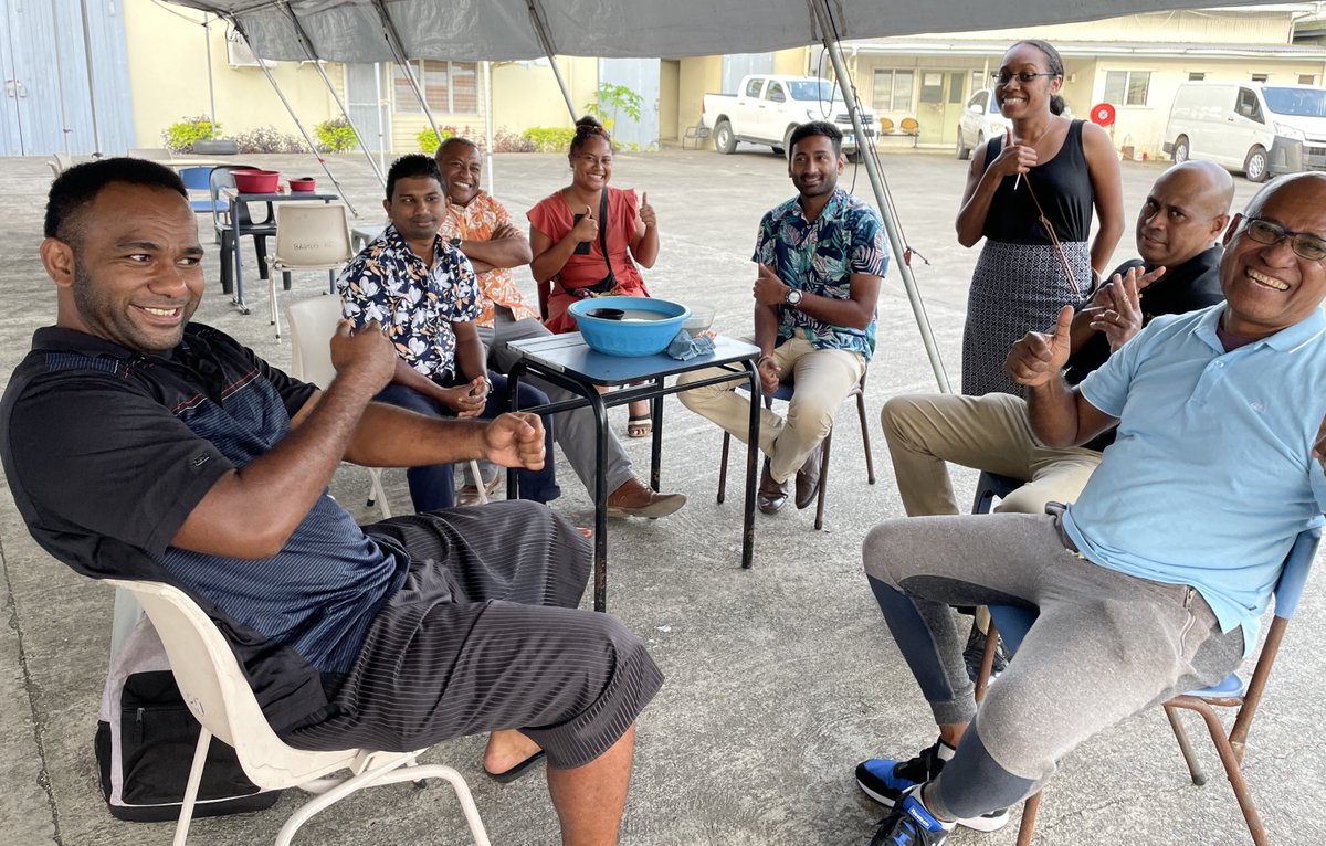 integrity_fiji's tweet photo. Grace, Lati and Dr V represented #IntegrityFiji at the Procurement Social Group FundRaiser raising funds for Pinktober and other worthy causes (2/9) https://t.co/iHN4qtqUOc