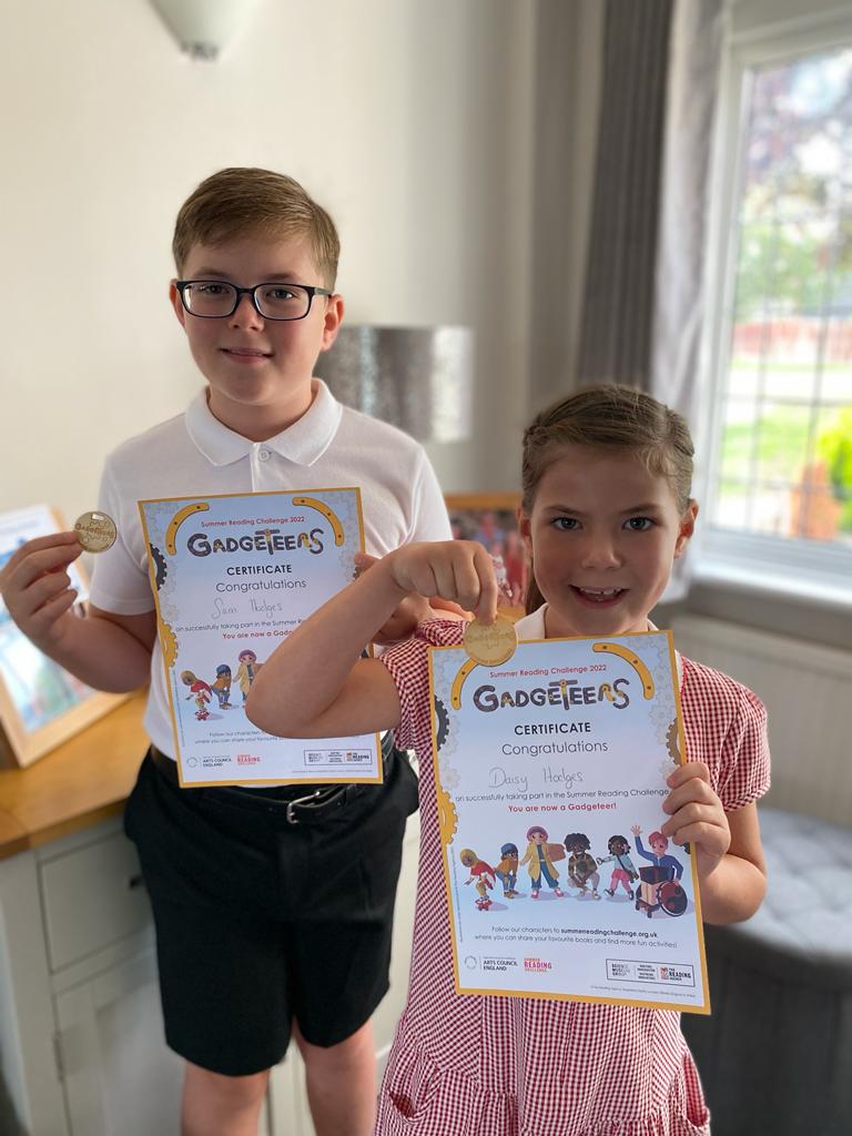 DJGAV (@gavdj) on Twitter photo We did it! <a href="/LarchwoodPS/">Larchwood Primary</a> Summer reading challenge completed. Badges and certificates rewarded for our efforts. #Goodwork Sam and Daisy We did it! <a href="/LarchwoodPS/">Larchwood Primary</a> Summer reading challenge completed. Badges and certificates rewarded for our efforts. #Goodwork Sam and Daisy