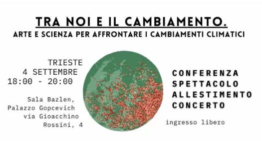 #welfarediprossimità : a #trieste il 4 settembre, ore 18, mostra che unisce #arte e #scienza #avanguardieverdi #tranoieilcambiamento➡️ bit.ly/avanguardiever…