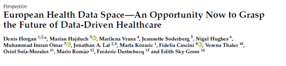 FundacioHiTT's tweet photo. Sharing a new paper on EHDS and its potentials and opportunities (https://t.co/NwiLGzVDr9) 
#innovation  #publichealthcare  #entepreneurship #sustianblehealthcare #FundacióHiTT #HiTTFoundation #RWD #DataGovernance #digitalhealth #publicprivatepartnership #collaboration #OHE https://t.co/iRyY6mJOHJ