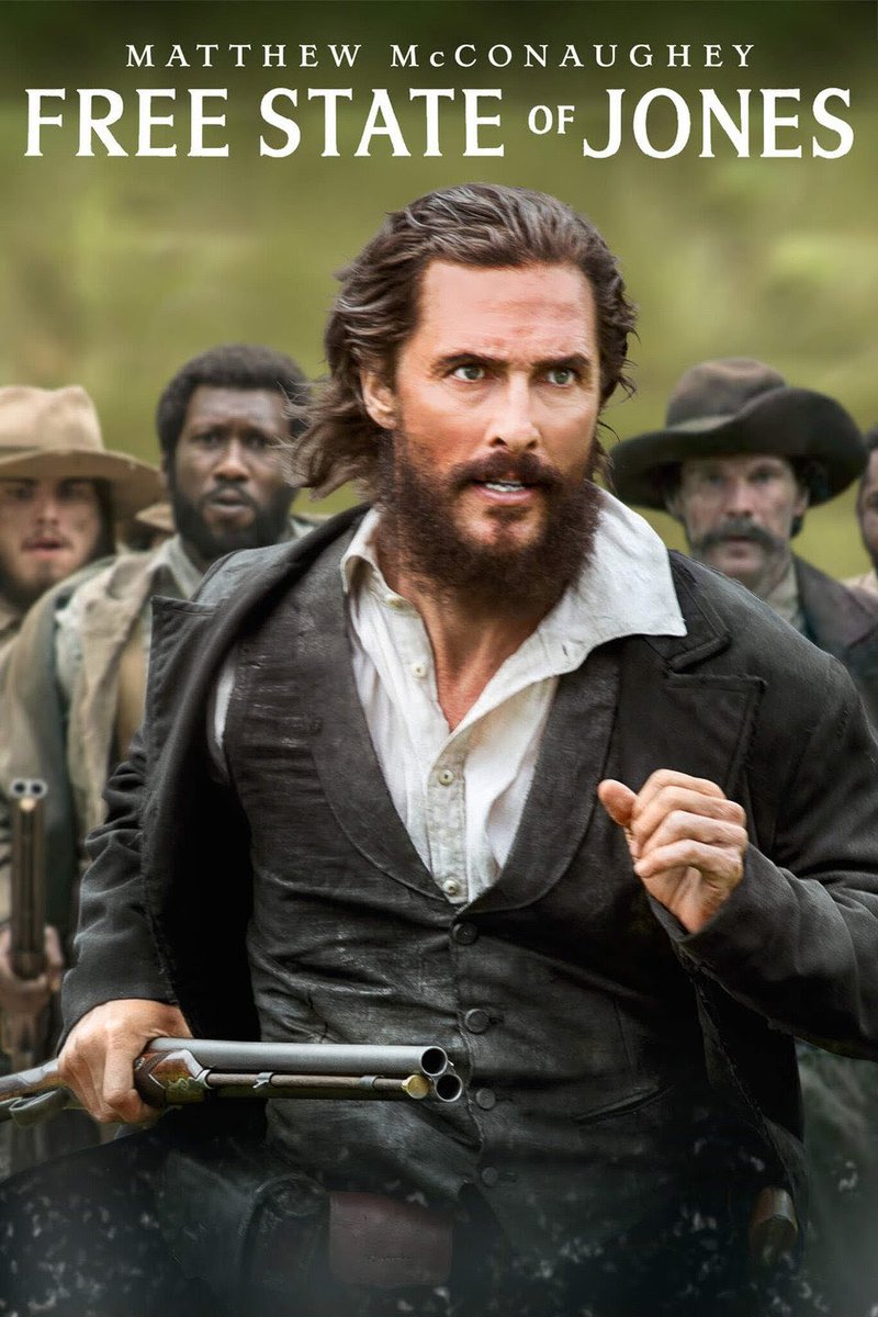 Movie Friday 🎞🍿

Top 5 Slavery Movies of 2000s' you must watch. (a thread)

Number 1 is a must watch

5. Free State of Jones