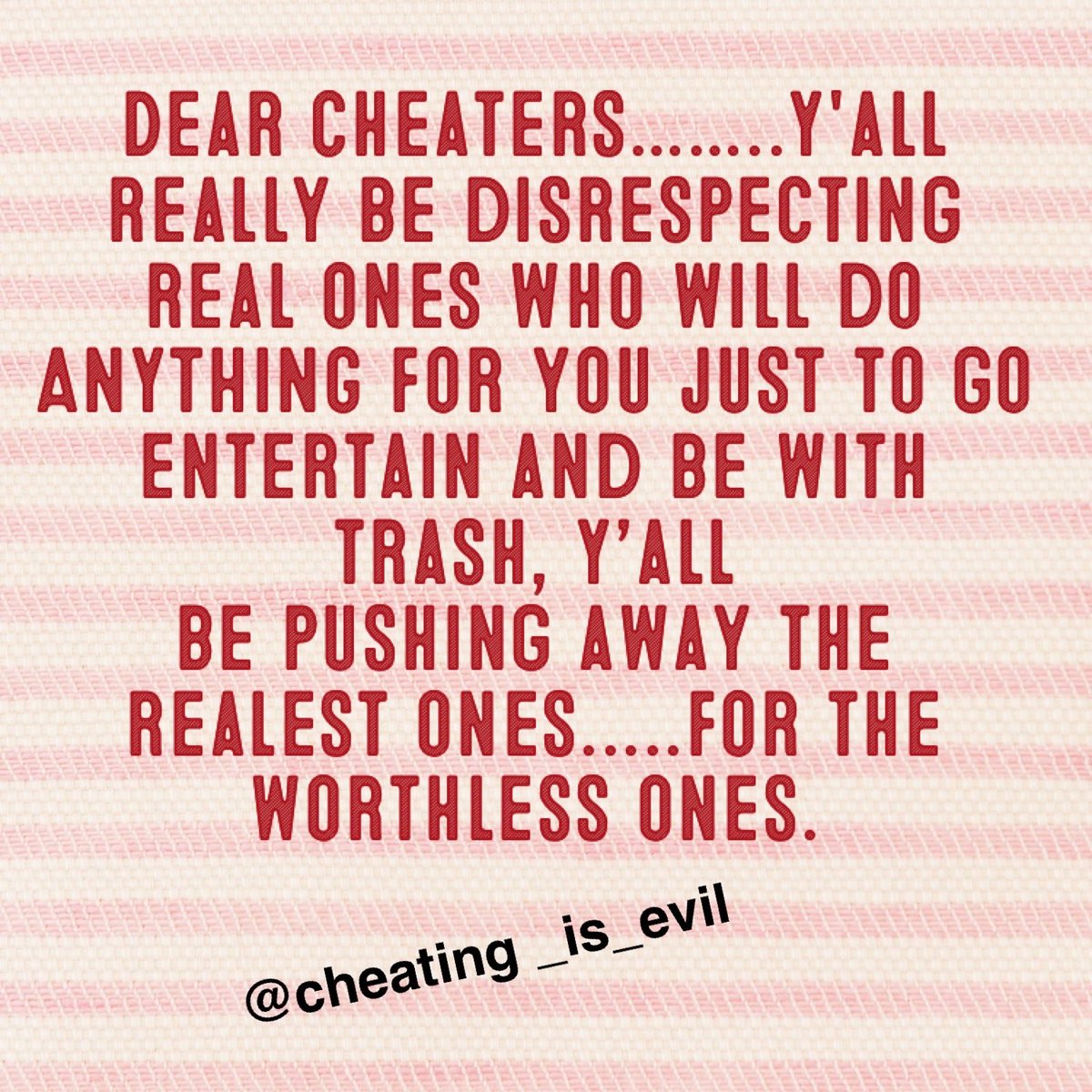 CheatingIsEvil's tweet image. 