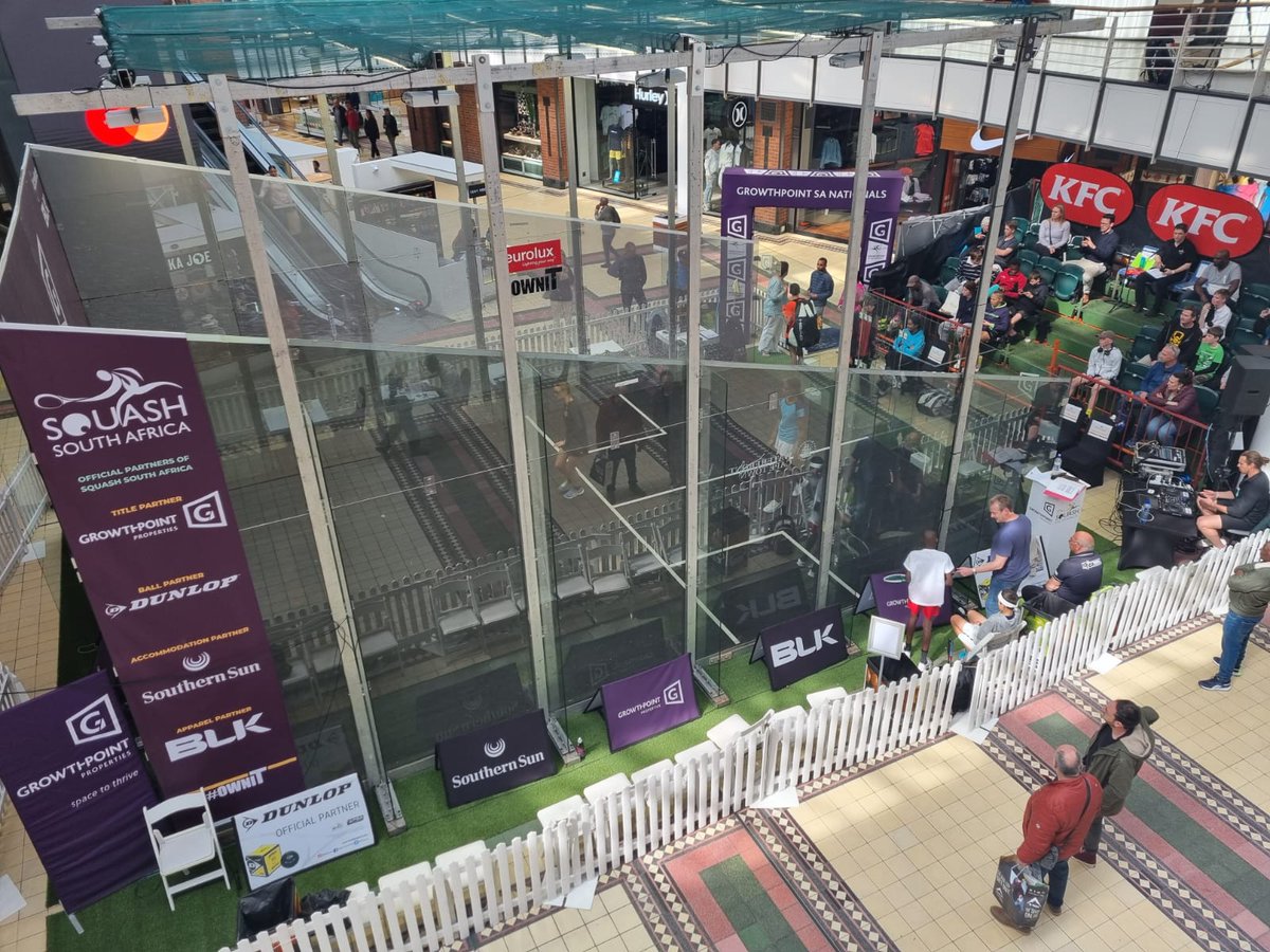 BLKSportUK's tweet photo. Here are some photos of the Growthpoint SA Nationals 2022 tournament held at the V&amp;A Waterfront this week. Well done to all players 👏.
@squashsa
#growthpointsanationals2022 #squashsa #beyondlimitsknown #blksportsa https://t.co/AvR16mguZN