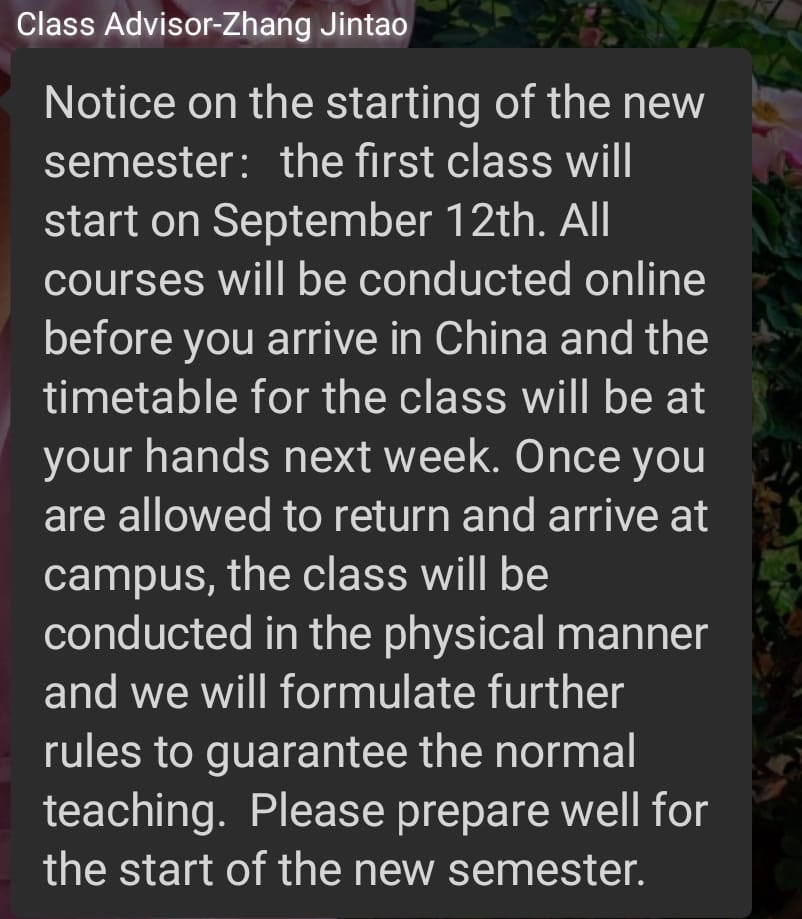 dryousafzai206's tweet photo. @JiRongMFA what the shit is This.Our university also told us our next semester is online. university are playing with our future because online degree is not acceptable in Pakistan.we are doing boycott from classes because our last two years is destroyed we can't bear any more. https://t.co/S4BuwWYXIA