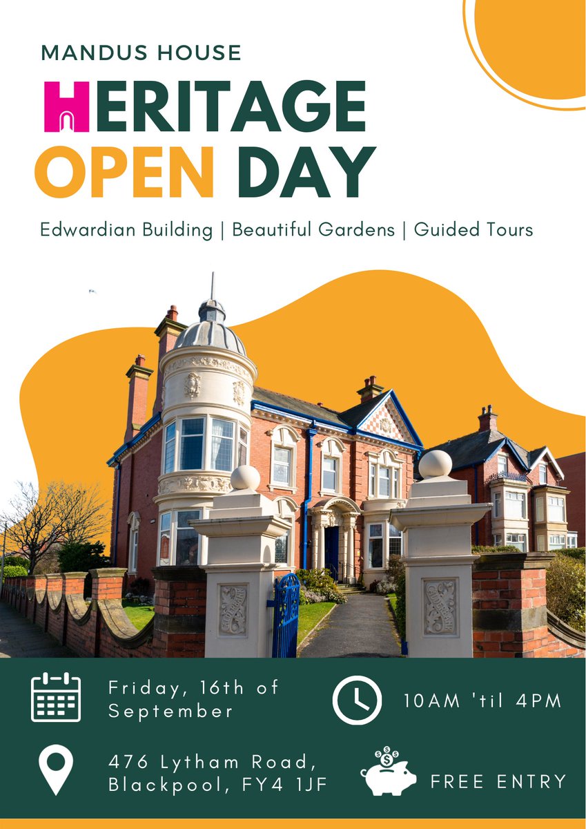 mandushouse's tweet photo. #Blackpool #HeritageOpenDays #Tours https://t.co/qYkhmVzS0u