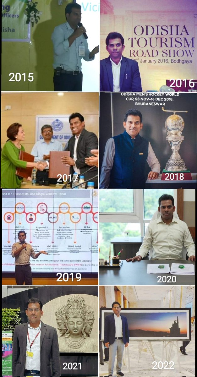 nitinbjawale's tweet photo. Yesterday i.e on 1st Sep, I completed 19 years in the #IAS. It has been an amazing journey, which has been captured in these 19 photos, each from a year. https://t.co/dvU015bVdt