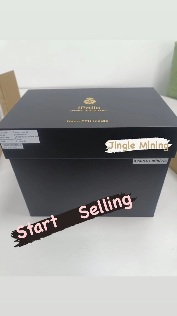 rb95713's tweet photo. #iPollo v1 MINI SE 220mh / 116Watts
#lower power consumption
#cryptomining #etc #ethereumclassic
@jinglemining_officia https://t.co/rihB9D1YTH