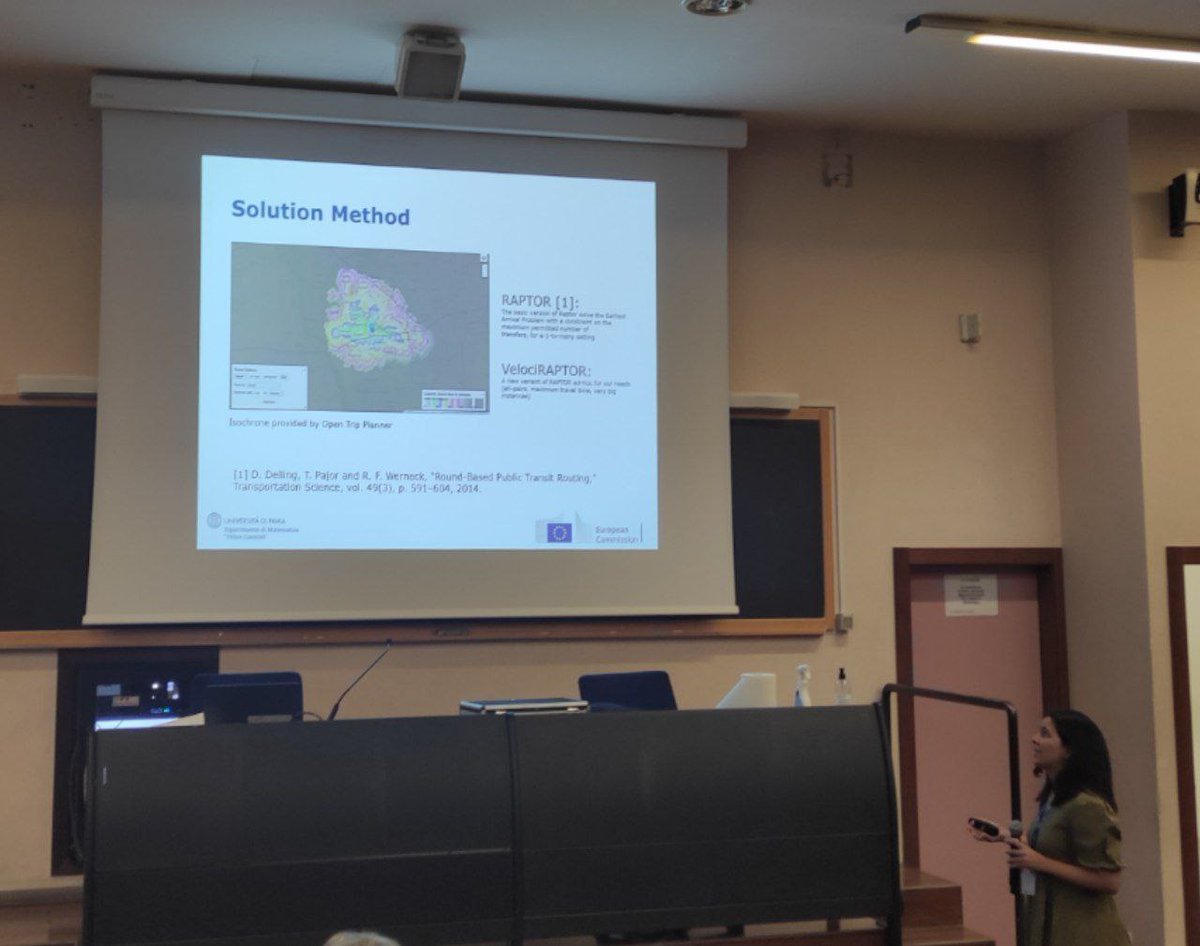 AliceRaffaele1's tweet photo. #ODS2022 @MartiFischetti illustrates a joint work, done also with @famo2spaghi, on accessibility and public transportation in EU as access to opportunities.
A few months ago, she also presented some parts of it in a #ROARInAzione seminar for high schools: https://t.co/IbwGH71NZK https://t.co/17slK07VQb