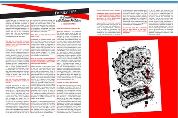 Woke up on Cloud 9! I'm in the latest edition of the beautiful <a href="/thisisgrimmag/">grim</a> not once but twice! You can read my essay on Narcissism in Found Footage and the conversation I had with <a href="/bitchcraftTO/">v</a>  about my zine Mums +Sons! 🎦📚anatomyofascream.com/2022/09/01/get…