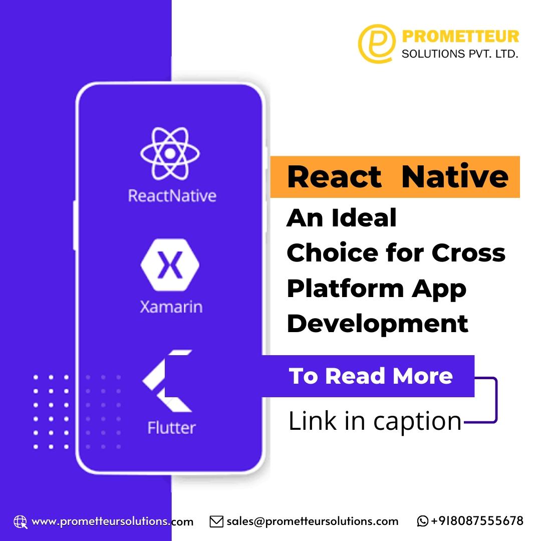 Iamprometteur's tweet photo. React Native Ideal Choice for Cross-Platform App Development
. 
.
Contact Us Today!
#PrometteurSolutions
📱+918087555678

To read more click the below link: https://t.co/Yp8FHhLY9e

#mobileapps #mobileappdevelopment  #androidappdevelopment #prometteursolution #onlinebusiness https://t.co/nE67oErVyE