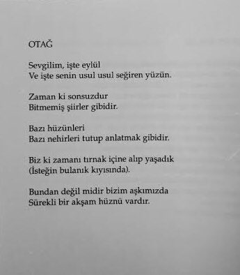 Bir güzel aydır Eylül…
Ferahlasın yüreklerimiz…
#eylül #ilhanberk