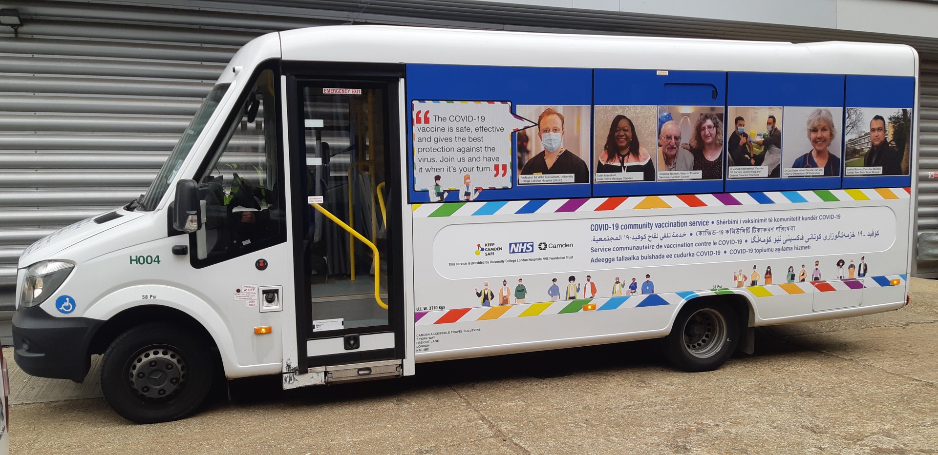 Camden Council on Twitter "Our COVID19 vaccine bus is back in front
