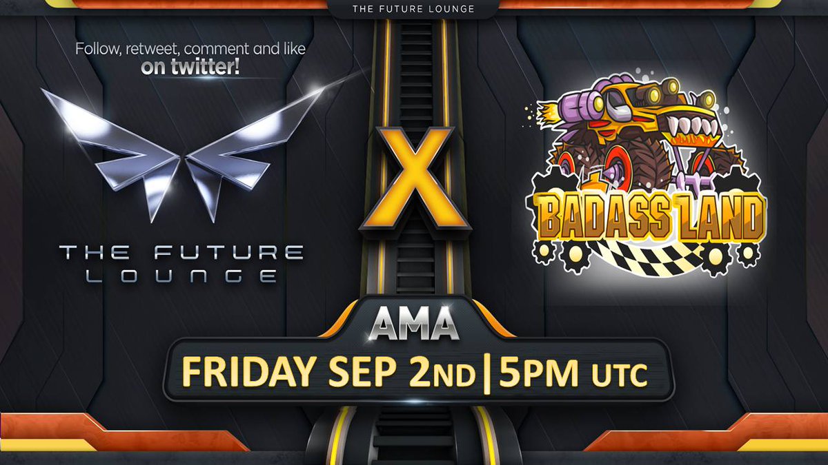 Future_Lounge_1's tweet photo. AMA ANNOUNCEMENT with BadAss Land📢

➡️ Link to join AMA :
 https://t.co/8VxNAp72By
➡️ Join BadAss Land TG: 
https://t.co/l4wsbQVYAs

To enter in BNB giveaway:
✅ Join AMA
✅ Follow: @Future_Lounge_1 on twitter 
✅ Like, comment and retweet this post 

#AMA #BSC #Crypto #TFL https://t.co/eLHro2IEGX