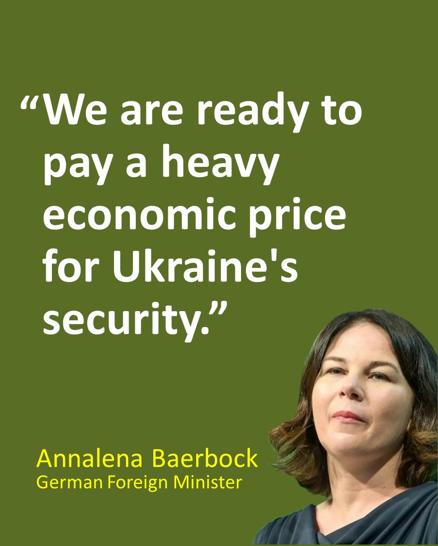 <a href="/MathiasPriebe/">Mathias Priebe</a> <a href="/welt/">WELT</a> "I want to deliver no matter what my German voters think. I want to deliver to the people of Ukraine."

Annalena Baerbock 
(German Foreign Minister)

#Quote