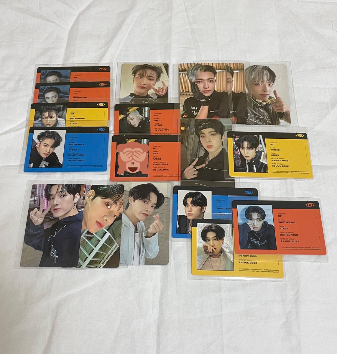 O267IK's tweet photo. ATEEZ アチズ 交換 トレカTHE WORLD EP.1:MOVEMENT FC盤 タワレコ 

譲  : ウヨン  ホンジュン ミンギ ジョンホ ヨサン ソンファ ユノ

求  :  サン 印以外 過去トレカ

郵送取引希望です、お心当たりある方お気軽にリプDM宜しくお願い致します https://t.co/FNAj1Fdo4m