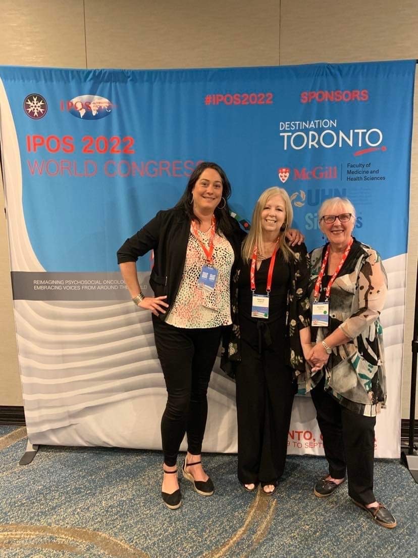 Hope &amp; Cope was at the International Psycho-Oncology Society #IPOS2022 conference. Suzanne O’Brien, Déborah Bridgman and Sarah Kettenbeil did us proud in sharing the story of our Breast Friends support community and the patient perspective of living with metastatic breast cancer.