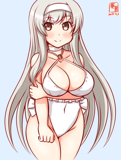 「改装された新しい機材…。 これが新時代の艤装…頑張ります!」#艦これ版真剣お絵描き60分一本勝負_20220902#翔鶴 