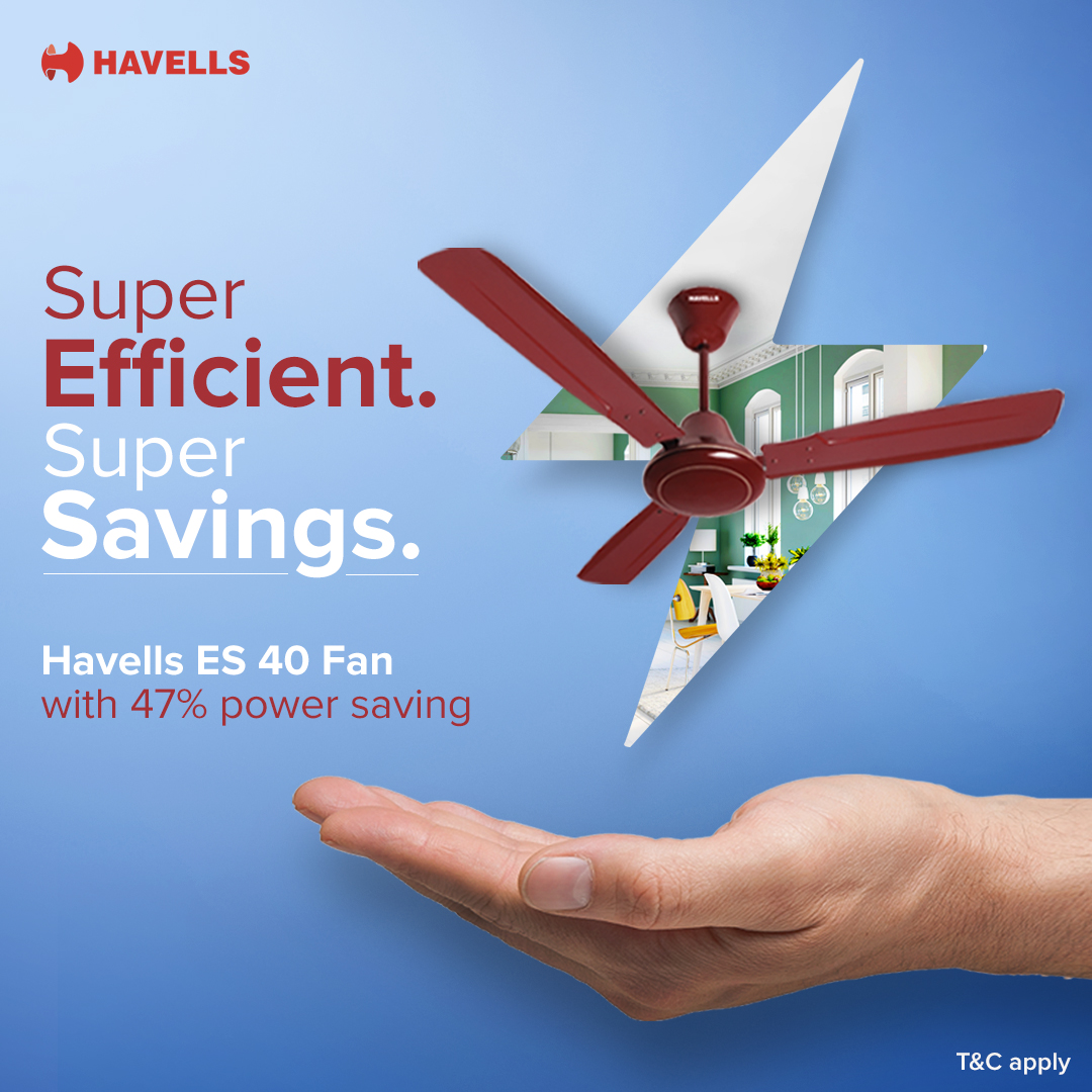 Havells on Twitter "The fan that gives more than it takes. The Havells