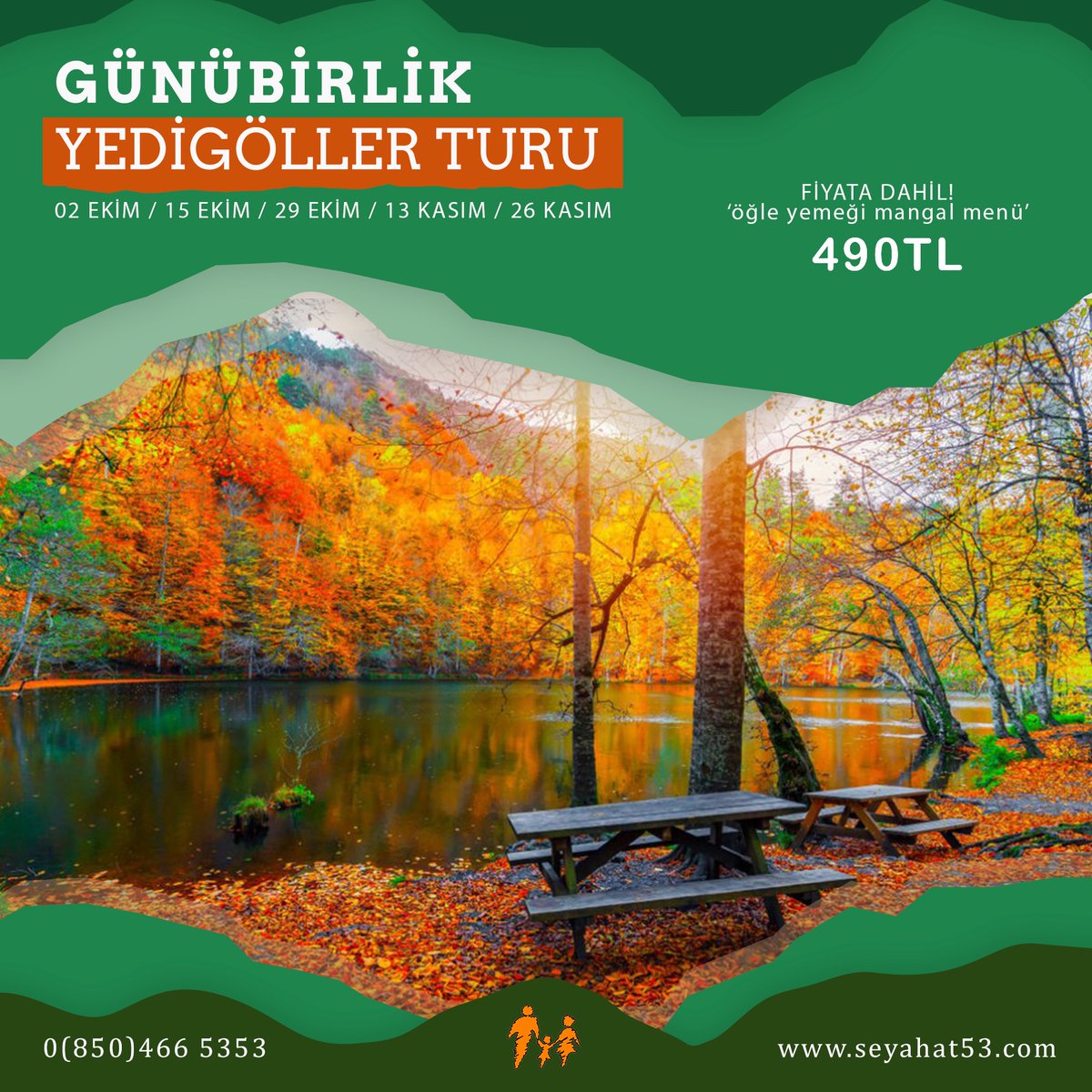 seyahat53's tweet photo. Bir doğa harikasıdır Yedigöller , yedi adet gölün olağanüstü beraberliğidir. Şimdi Yedigöller zamanı , gelin bu mevsimde Yedigöllerde doğanın tadını birlikte yaşayalım . 💚

YEDİGÖLLER TURU 

📞: Detaylı bilgi için : 08504665353 
🖥: https://t.co/pdzKzwXw2e https://t.co/u1hGM331WH