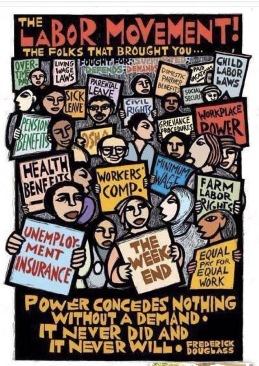 Remember how important labor movement and unions are.