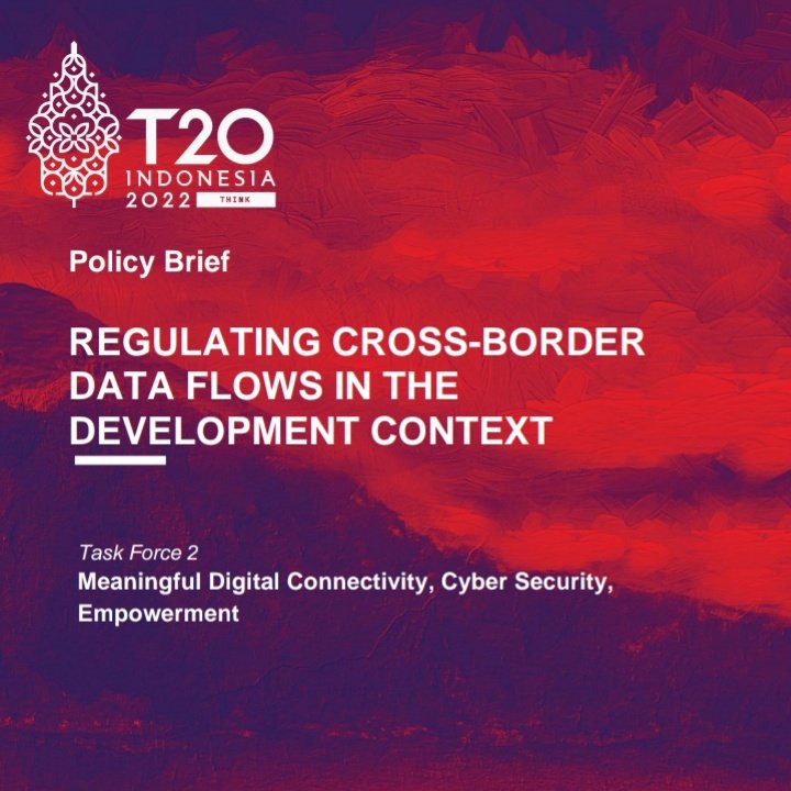 rineaudrine's tweet photo. It's D-2 of #Think20Summit 2022!

@TDewaranu, Glen Hodgson (@TradeEuropa) and I wrote &amp; submitted our policy brief on cross-border data flows to the @T20Solutions TF 2 earlier this year.

Now it's publicly launched with 23 other 📑s from TF2, read it here:
https://t.co/6MrHPLRtUr https://t.co/EPjgdLi3LC