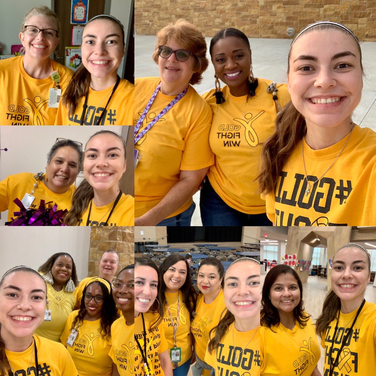 Lakeland going GOLD the month of September to show our support in the fight against Childhood Cancer! #GoldFightWin🎗 
#WildcatProud🐾 @HumbleISD_LLE @HumbleISD @GOLDFIGHTWIN1