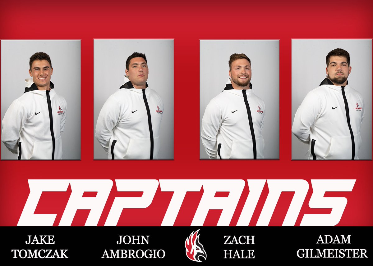 Your <a href="/Carthage_FB/">Carthage Football</a> 2022 Captains! #EarnTheRight