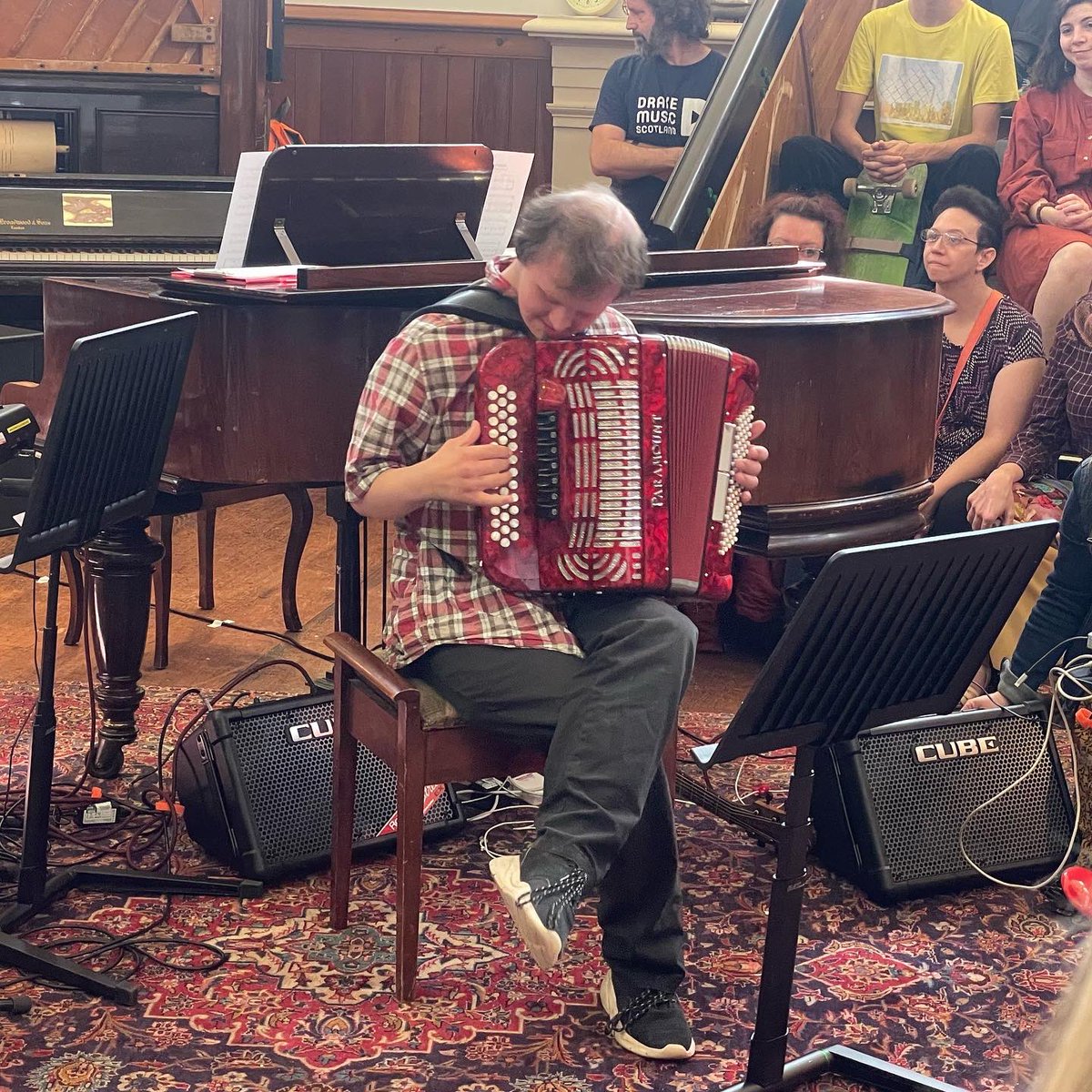 DrakeMusicScot's tweet photo. We had a great performance of some of our soloists this afternoon at @PianodromeLive and we’re back again tomorrow for #ScotlandInColour with @InterculturalYS at 1pm! https://t.co/4388cdCDPf