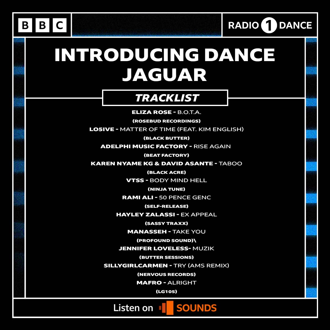 First play of Matter Of Time on @BBCR1 @bbcintroducing last night, massive shouts to @jaguarworldwide for the support, means the world!!! On right after B.O.T.A!! 🙌🏼🙌🏼🙌🏼 Listen here: bbc.in/3KGWnLm